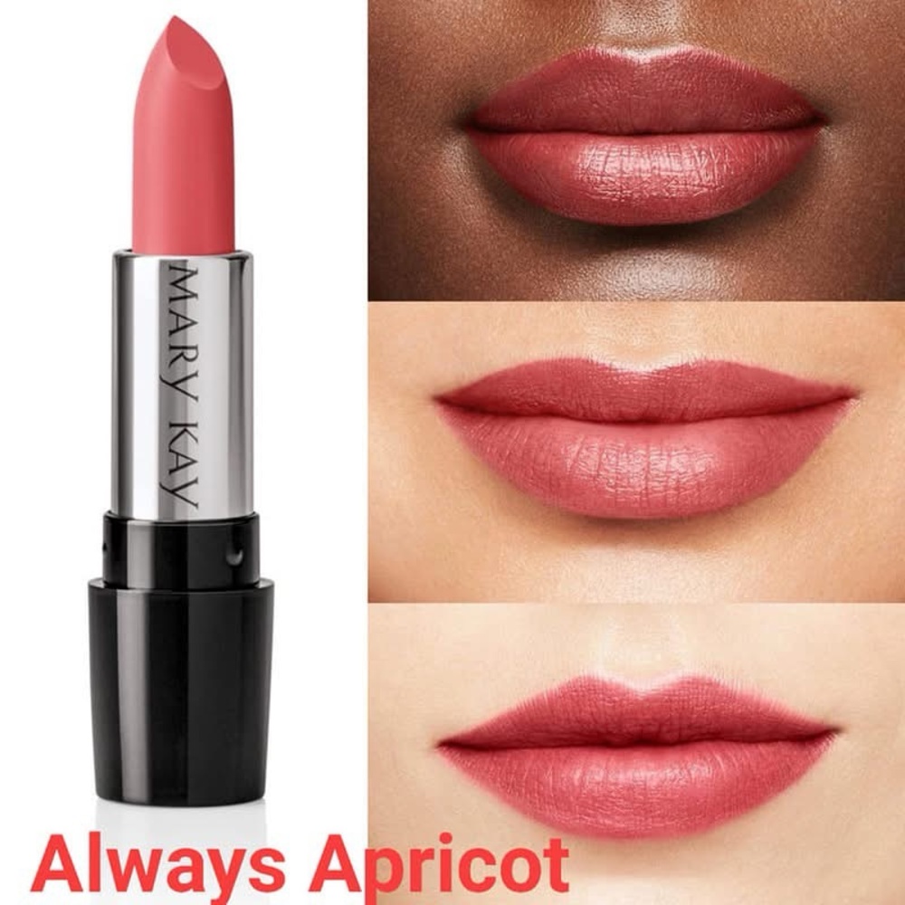 Mary Kay Always Apricot Lipstick Pillow Talk peach nude Easter Sale